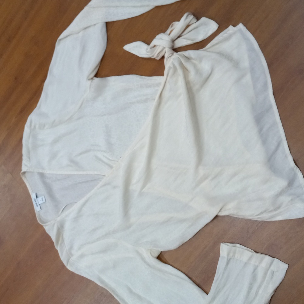 Nine West wrap-around top